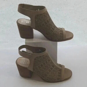 Vince camuto heeled open toe ankle strap sandals